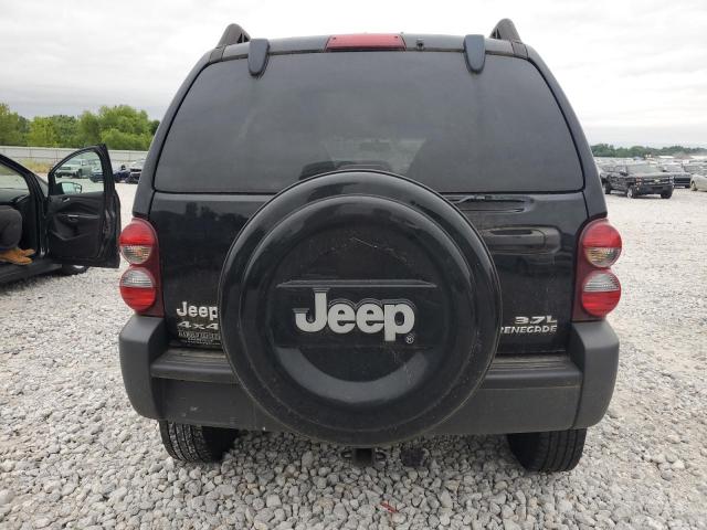 1J4GL38K85W725325 - 2005 JEEP LIBERTY RENEGADE BLACK photo 6