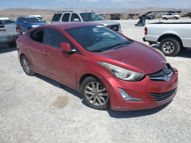 5NPDH4AE4GH658560 - 2016 HYUNDAI ELANTRA SE RED photo 4