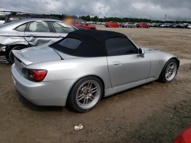 JHMAP11402T009773 - 2002 HONDA S2000 SILVER photo 3