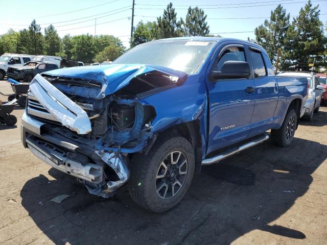 5TFUM5F16GX068940 - 2016 TOYOTA TUNDRA DOUBLE CAB SR/SR5 BLUE photo 1
