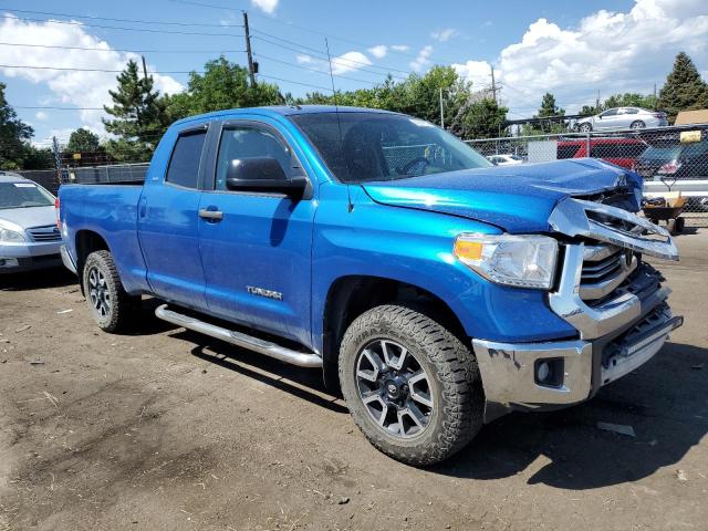 5TFUM5F16GX068940 - 2016 TOYOTA TUNDRA DOUBLE CAB SR/SR5 BLUE photo 4