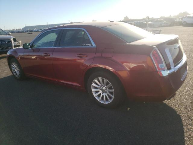 2C3CCAAGXDH576822 - 2013 CHRYSLER 300 RED photo 2