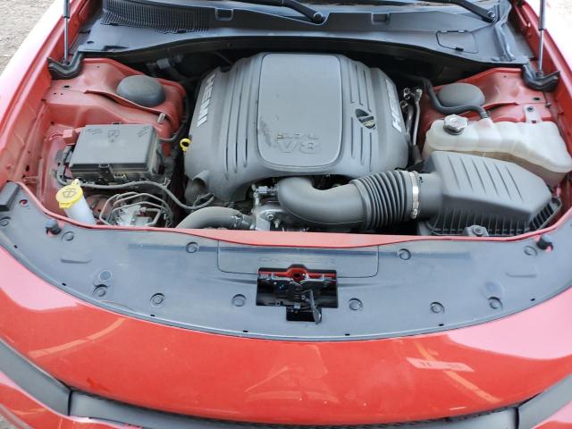 2C3CDXCT3NH204766 - 2022 DODGE CHARGER R/T RED photo 11