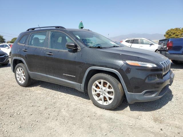 1C4PJLAB0FW689475 - 2015 JEEP CHEROKEE SPORT BLACK photo 4