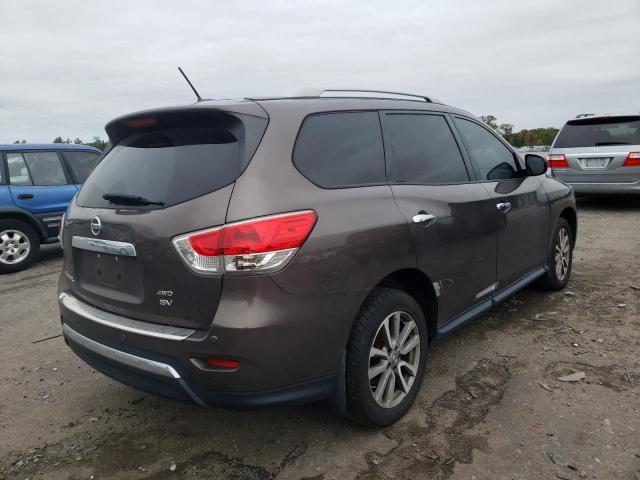 5N1AR2MM2FC606759 - 2015 NISSAN PATHFINDER S BROWN photo 4