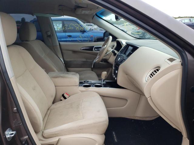 5N1AR2MM2FC606759 - 2015 NISSAN PATHFINDER S BROWN photo 5