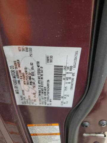 1FMEU75876ZA00126 - 2006 FORD EXPLORER LIMITED BURGUNDY photo 14