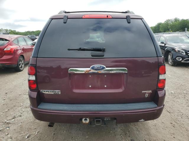 1FMEU75876ZA00126 - 2006 FORD EXPLORER LIMITED BURGUNDY photo 6