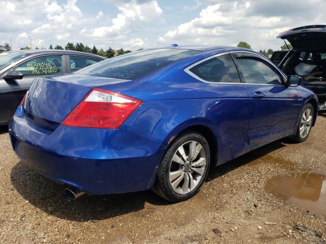 1HGCS12878A019653 - 2008 HONDA ACCORD EXL BLUE photo 3