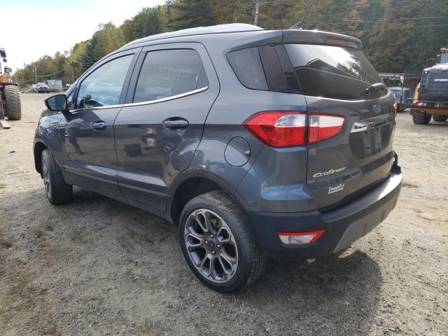 MAJ6S3KL5LC318475 - 2020 FORD ECOSPORT TITANIUM GRAY photo 3