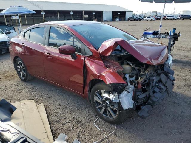 3N1CN8EV0ML876709 - 2021 NISSAN VERSA SV RED photo 4