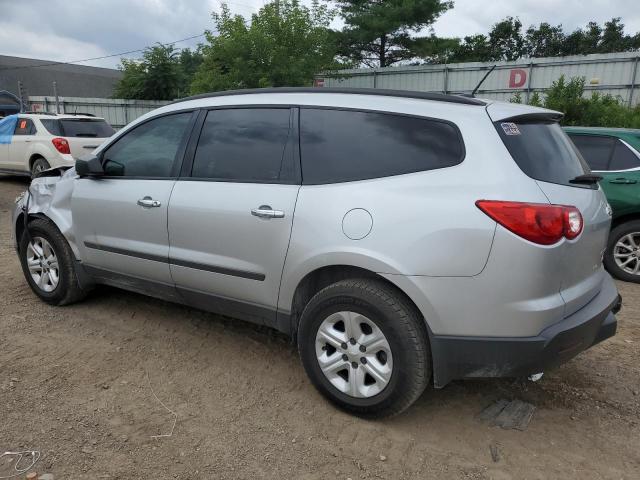 1GNKRFED8BJ344094 - 2011 CHEVROLET TRAVERSE LS SILVER photo 2