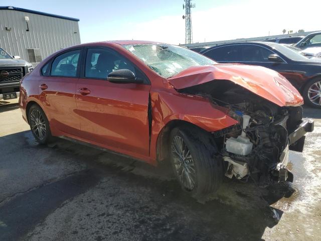 3KPF54AD1NE421745 - 2022 KIA FORTE GT LINE ORANGE photo 4