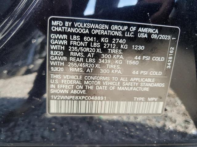 1V2WNPE8XPC048891 - 2023 VOLKSWAGEN ID.4 PRO S Черный фото 13