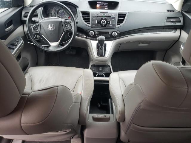 2HKRM4H78DH690836 - 2013 HONDA CR-V EXL GRAY photo 8