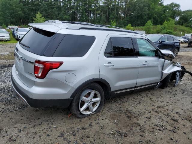 1FM5K8D83HGD26923 - 2017 FORD EXPLORER XLT Серебристый фото 3