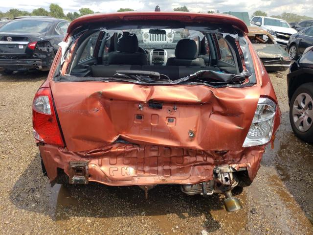 KNAFE161585012285 - 2008 KIA SPECTRA5 5 SX ORANGE photo 6