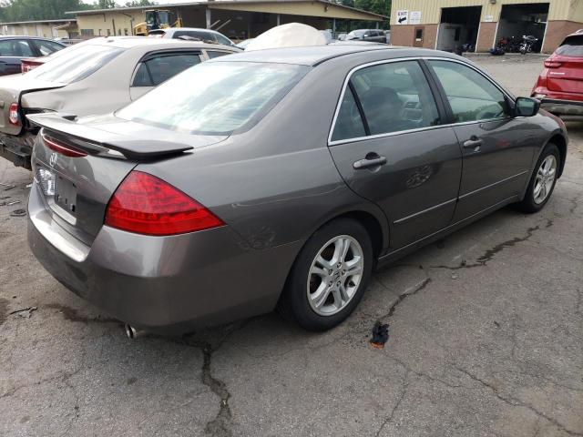 1HGCM56757A169164 - 2007 HONDA ACCORD EX GRAY photo 3