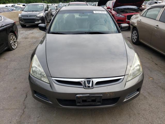 1HGCM56757A169164 - 2007 HONDA ACCORD EX GRAY photo 5