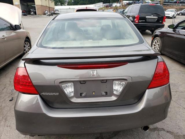 1HGCM56757A169164 - 2007 HONDA ACCORD EX GRAY photo 6