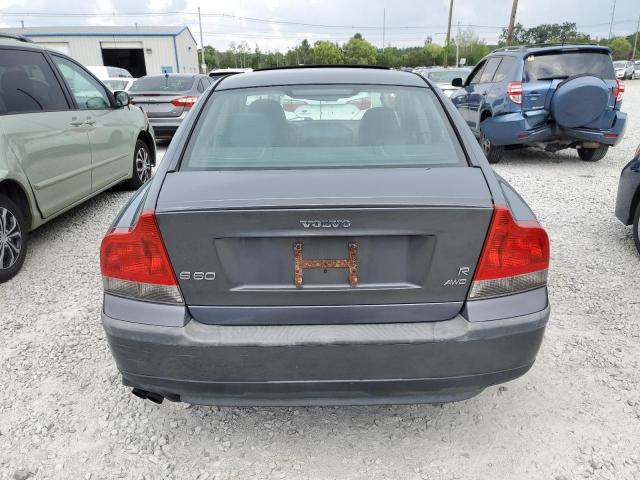 YV1RH52Y142353089 - 2004 VOLVO S60 R GRAY photo 6