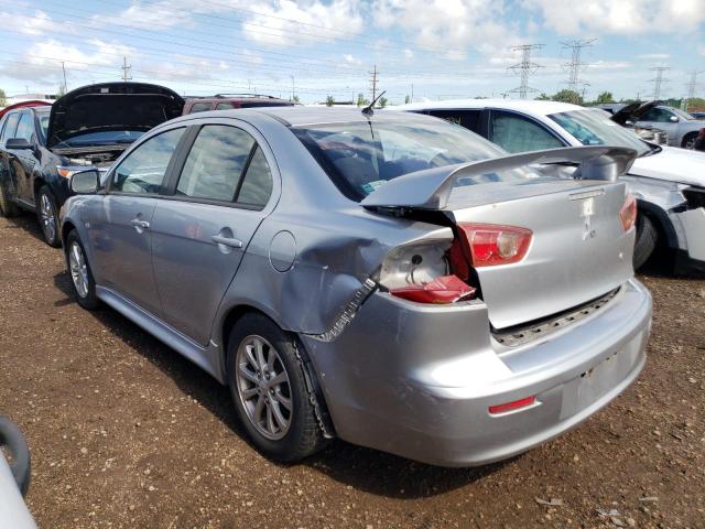 JA32U2FU2BU031733 - 2011 MITSUBISHI LANCER ES/ES SPORT SILVER photo 2