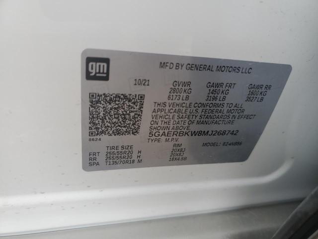 5GAERBKW8MJ268742 - 2021 BUICK ENCLAVE ESSENCE 白色 照片 13