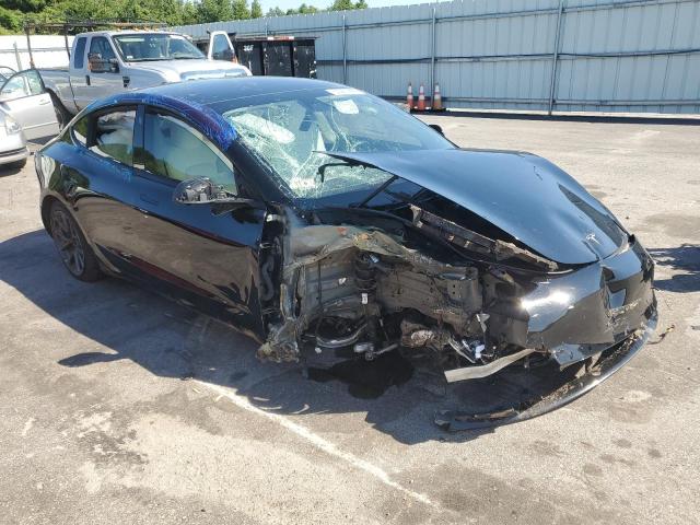 5YJ3E1EA2MF838334 - 2021 TESLA MODEL 3 BLACK photo 4