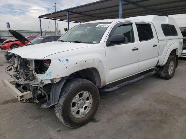 5TEKU72N06Z185464 - 2006 TOYOTA TACOMA DOUBLE CAB PRERUNNER LONG BED WHITE photo 1