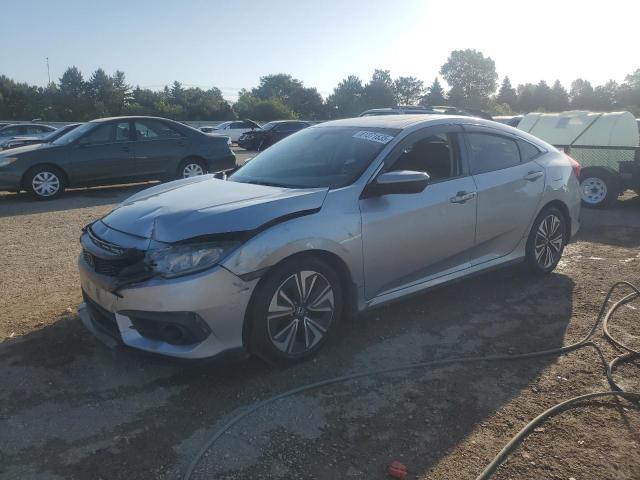 19XFC1F75HE001191 - 2017 HONDA CIVIC EXL SILVER photo 1