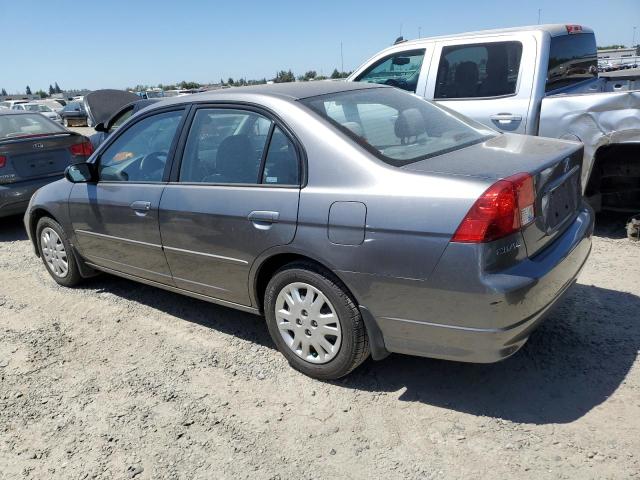 2HGES16514H640603 - 2004 HONDA CIVIC LX GRAY photo 2