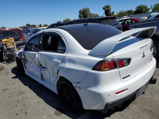 JA32W8FV6EU016341 - 2014 MITSUBISHI LANCER EVOLUTION GSR WHITE photo 2