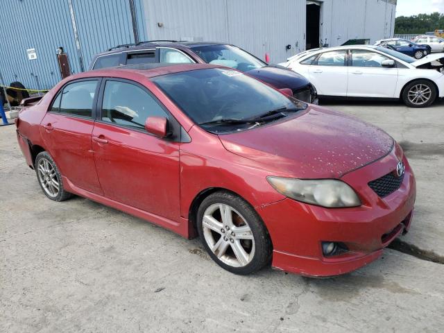 1NXBE40E89Z011326 - 2009 TOYOTA COROLLA XRS RED photo 4