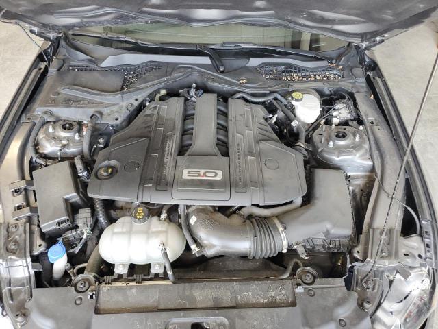 1FA6P8CF0M5120030 - 2021 FORD MUSTANG GT GRAY photo 11