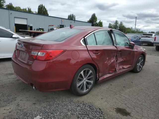 4S3BNEN64H3058949 - 2017 SUBARU LEGACY 3.6R LIMITED MAROON photo 3