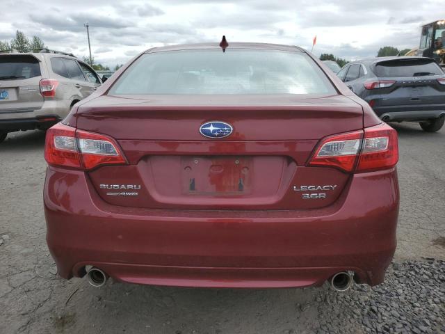 4S3BNEN64H3058949 - 2017 SUBARU LEGACY 3.6R LIMITED MAROON photo 6