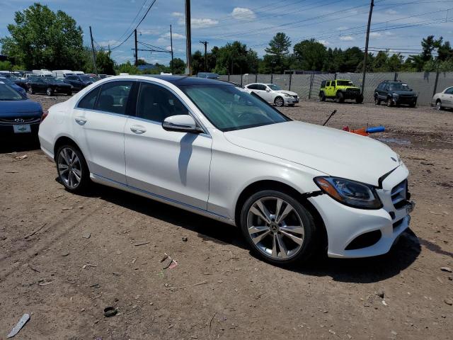 WDDWF4KB6JR403658 - 2018 MERCEDES-BENZ C 300 4MATIC WHITE photo 4