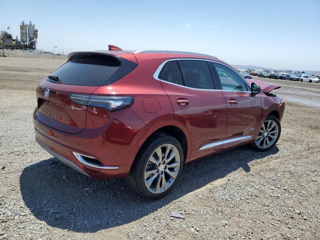 LRBFZRR45MD165324 - 2021 BUICK ENVISION AVENIR BURGUNDY photo 3