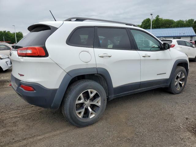 1C4PJMBS8EW188045 - 2014 JEEP CHEROKEE TRAILHAWK WHITE photo 3