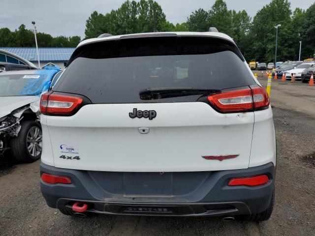 1C4PJMBS8EW188045 - 2014 JEEP CHEROKEE TRAILHAWK WHITE photo 6