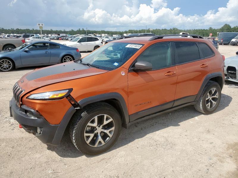 1C4PJMBS4FW727648 - 2015 JEEP CHEROKEE TRAILHAWK ORANGE photo 1