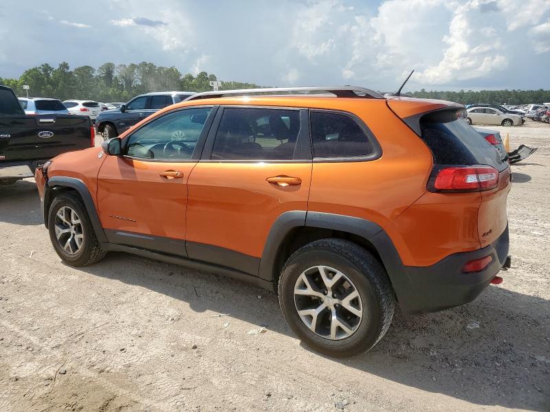 1C4PJMBS4FW727648 - 2015 JEEP CHEROKEE TRAILHAWK ORANGE photo 2