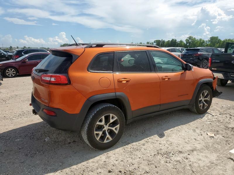 1C4PJMBS4FW727648 - 2015 JEEP CHEROKEE TRAILHAWK ORANGE photo 3