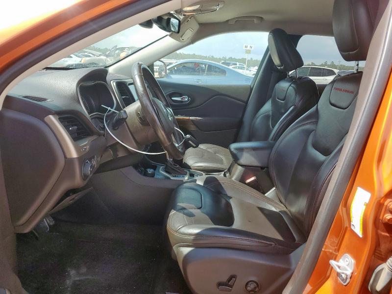 1C4PJMBS4FW727648 - 2015 JEEP CHEROKEE TRAILHAWK ORANGE photo 7