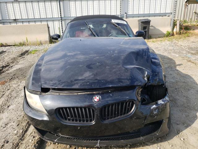 4USBU53547LX02357 - 2007 BMW Z4 3.0SI BLACK photo 5