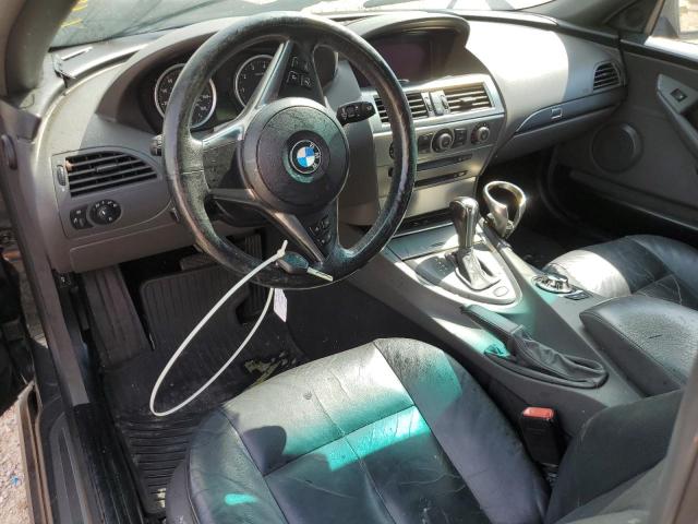 WBAEK734X4B322708 - 2004 BMW 645 CI AUTOMATIC 黑色 照片 8