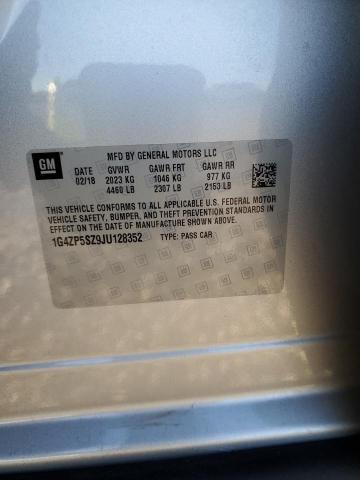 1G4ZP5SZ9JU128352 - 2018 BUICK LACROSSE ESSENCE Gümüş foto 12