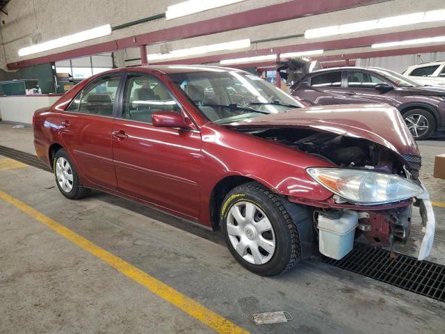 4T1BE32K84U370200 - 2004 TOYOTA CAMRY LE BURGUNDY photo 4