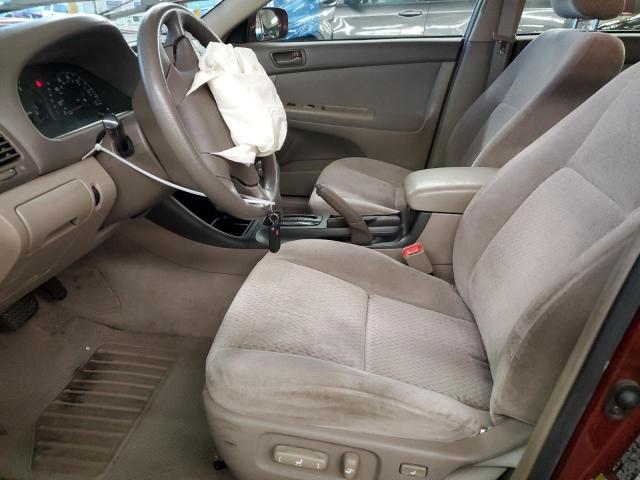 4T1BE32K84U370200 - 2004 TOYOTA CAMRY LE BURGUNDY photo 7