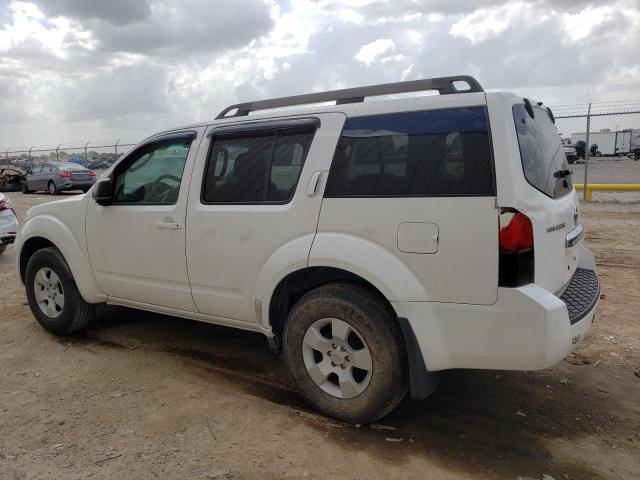 5N1AR18U28C622046 - 2008 NISSAN PATHFINDER S WHITE photo 2